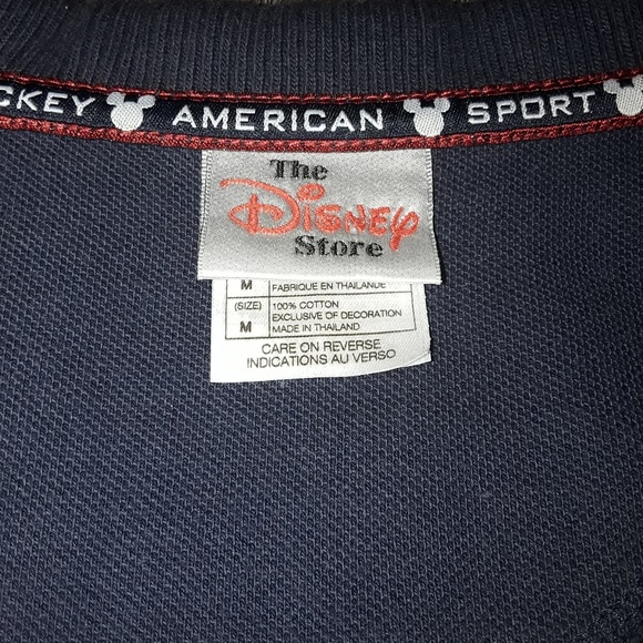 Disney Mickey Mouse American Sports Polo Size Med - Picture 3 of 3